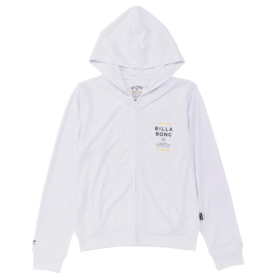 （14日-30日はボーナスストア+5%）OUTLET 送料無料 （公式）ビラボン キッズ RASH ZIP HOOD ジップラッシュガード 2025年春夏モデル 全1色の画像
