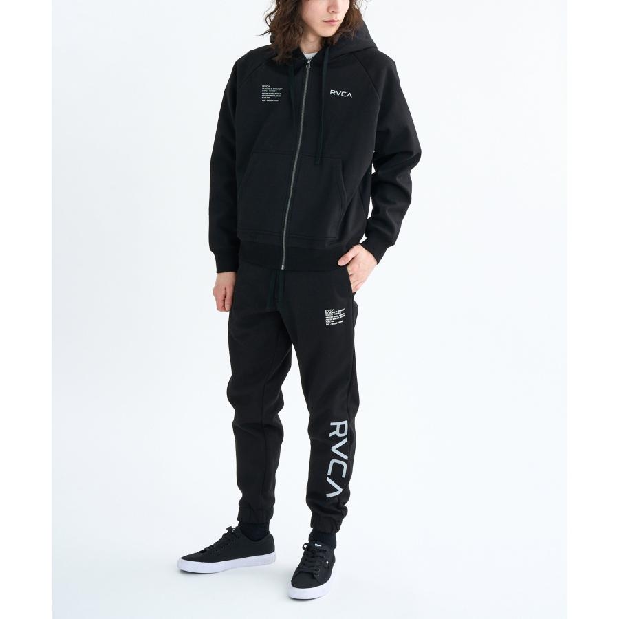 RVCA ブラック フーディ パンツ セットアップ RVCA（ルーカ） （17日＆19日-20日はボーナスストア+5%）OUTLET 送料