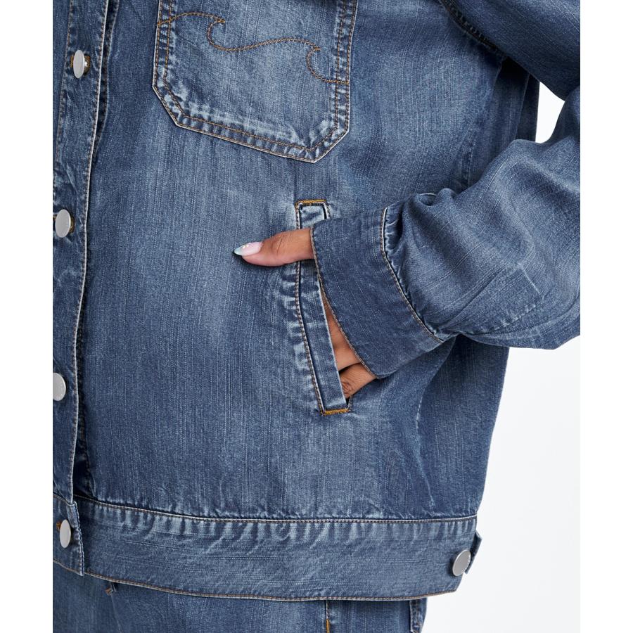 （4日-5日＆7-8日はボーナスストア+5%）（公式） ビラボン ウィメンズ BEACH LOVER JEANS Soft Touch Denim JACKET ジャケット 2026年春夏モデル_10