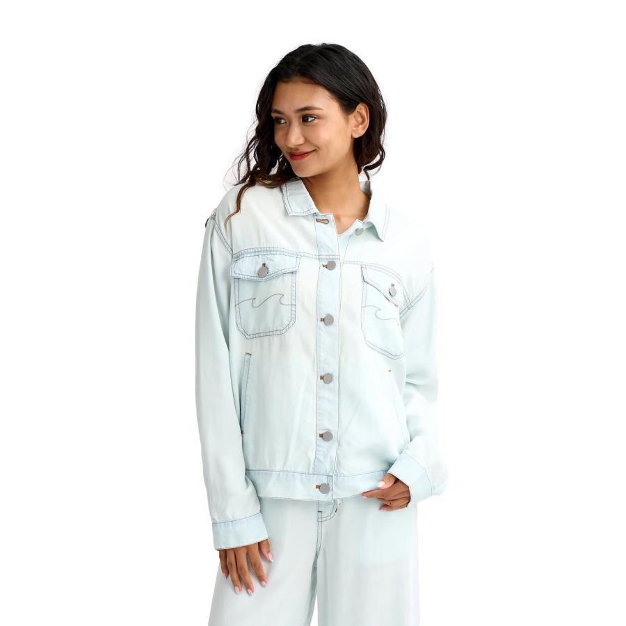 （4日-5日＆7-8日はボーナスストア+5%）（公式） ビラボン ウィメンズ BEACH LOVER JEANS Soft Touch Denim JACKET ジャケット 2026年春夏モデル_2