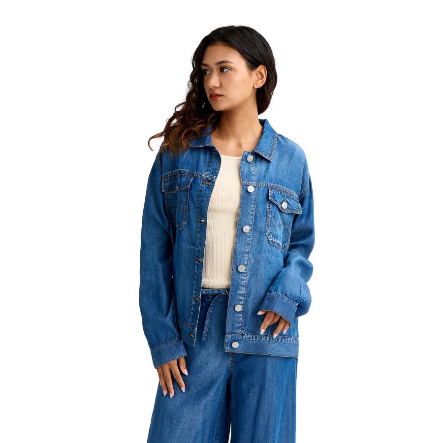 （4日-5日＆7-8日はボーナスストア+5%）（公式） ビラボン ウィメンズ BEACH LOVER JEANS Soft Touch Denim JACKET ジャケット 2026年春夏モデル_4