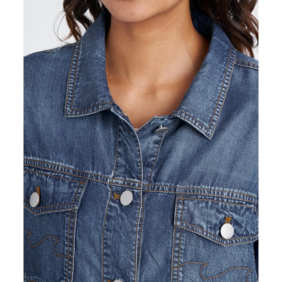 （4日-5日＆7-8日はボーナスストア+5%）（公式） ビラボン ウィメンズ BEACH LOVER JEANS Soft Touch Denim JACKET ジャケット 2026年春夏モデル_8