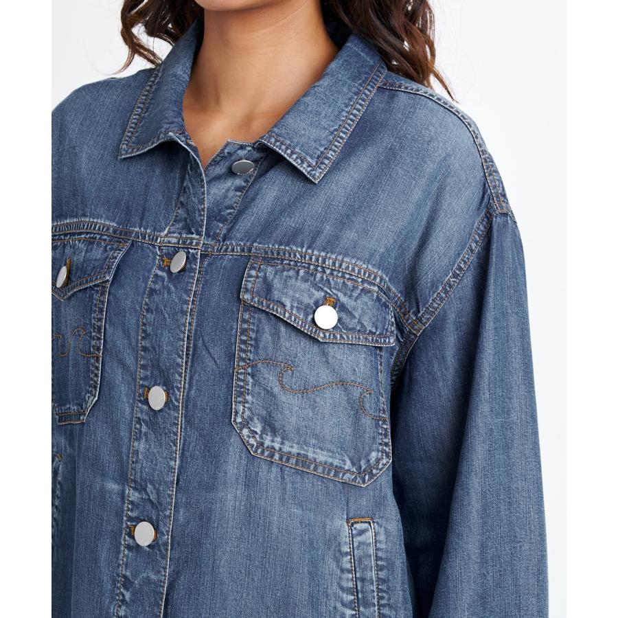 （4日-5日＆7-8日はボーナスストア+5%）（公式） ビラボン ウィメンズ BEACH LOVER JEANS Soft Touch Denim JACKET ジャケット 2026年春夏モデル_9