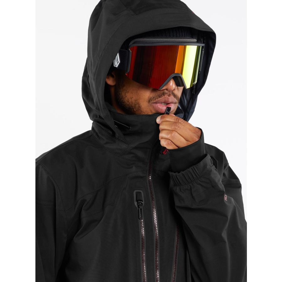 21-22 VOLCOM GUCH STRETCHGORE JACKETブラック 公式】 OUTLET ボルコム Mens Guch Stretch Gore Jacket - Black