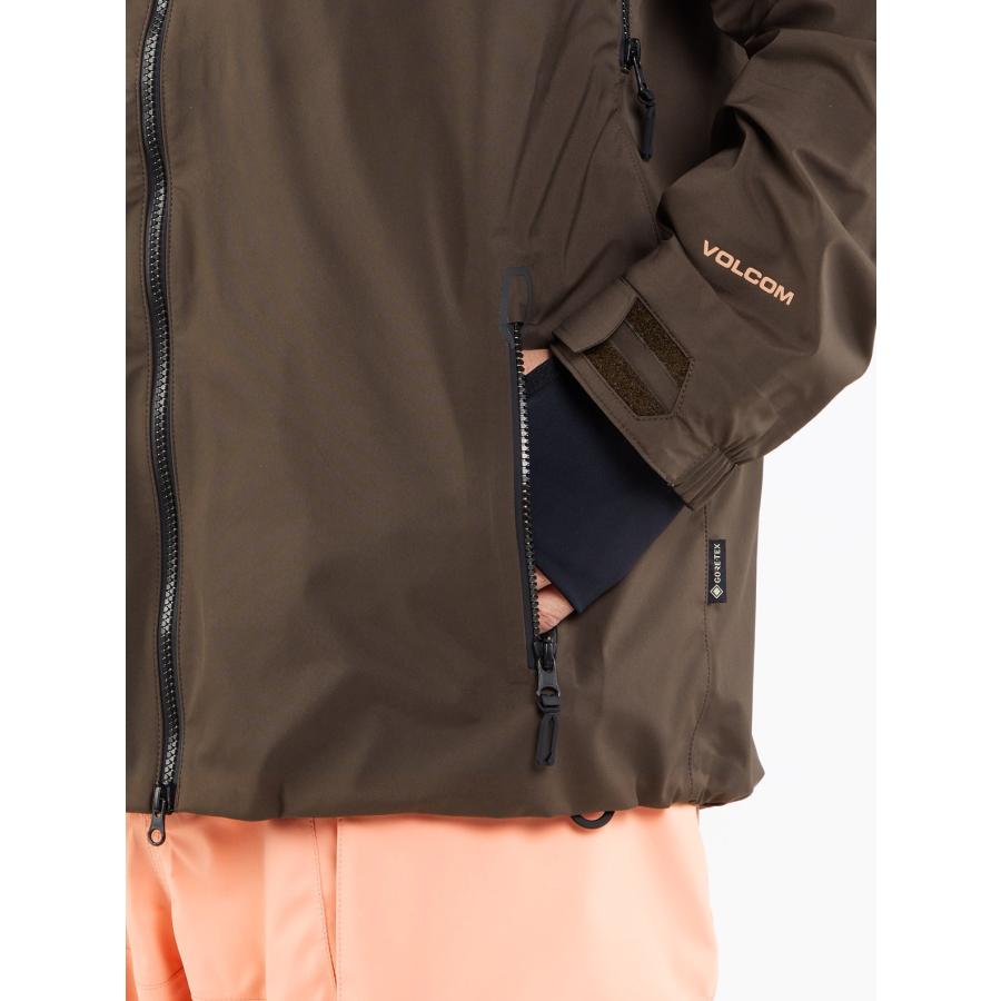 公式】 OUTLET ボルコム Mens Guch Stretch Gore Jacket - Brown