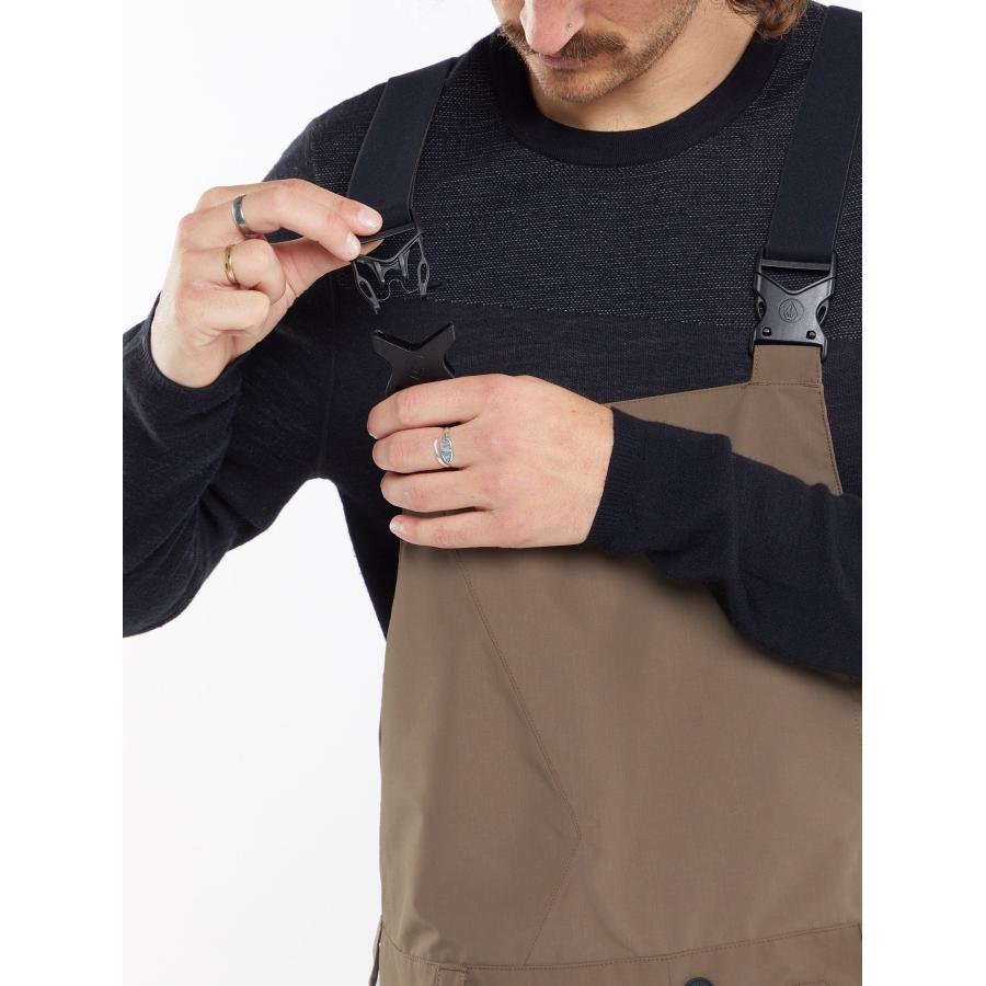 公式】 OUTLET ボルコム Mens V.Co Sparta Bib Overall - Teak 全1色