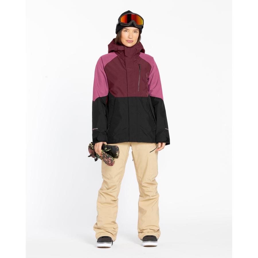 （1日＆3日＆5日＆7日はボーナスストア+5%）OUTLET （公式）ボルコム Womens V.Co Aris Insulated Gore Jacket - Burgundy 全1色 XS/S/M/L VOLCOM_2
