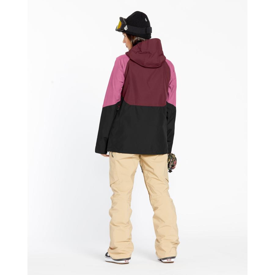 （1日＆3日＆5日＆7日はボーナスストア+5%）OUTLET （公式）ボルコム Womens V.Co Aris Insulated Gore Jacket - Burgundy 全1色 XS/S/M/L VOLCOM_3