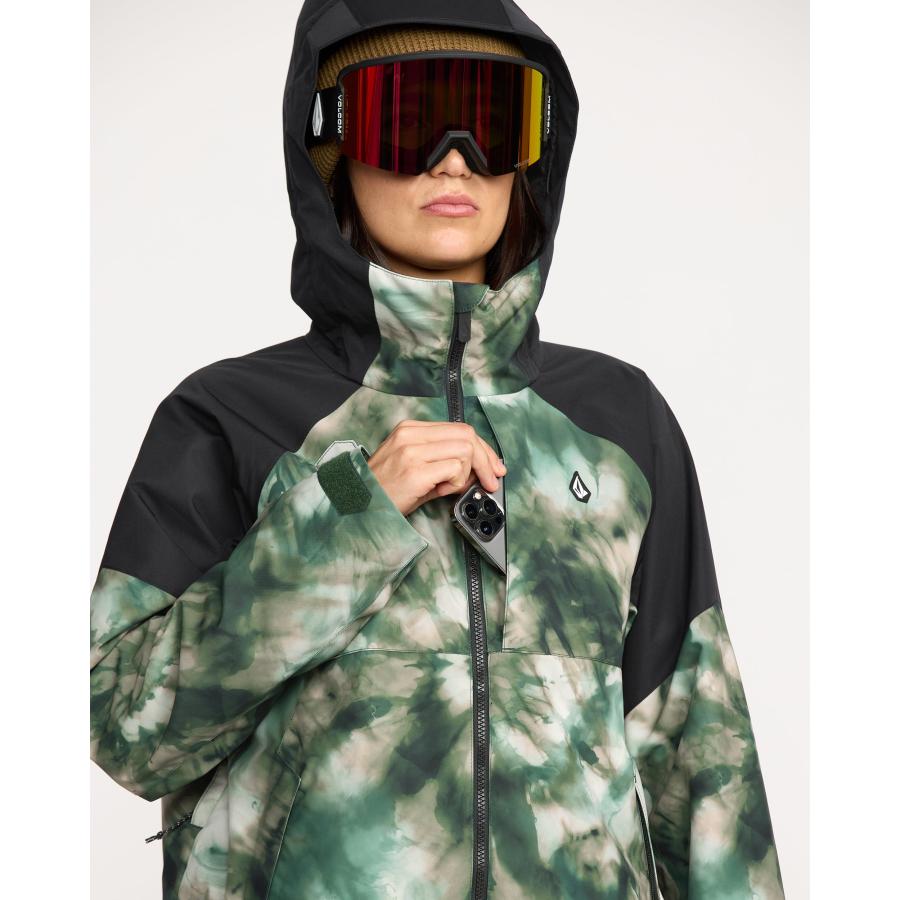 （22日-23日はボーナスストア+5％）OUTLET 送料無料  （公式）ボルコム レディース AGATE INS JACKET スノージャケット 全2色 XS/S/M/L/XL VOLCOMの画像