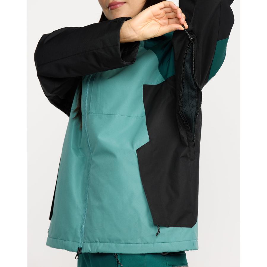 （22日-23日はボーナスストア+5％）OUTLET 送料無料  （公式）ボルコム レディース AGATE INS JACKET スノージャケット 全2色 XS/S/M/L/XL VOLCOMの画像