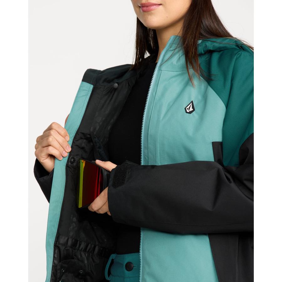（22日-23日はボーナスストア+5％）OUTLET 送料無料  （公式）ボルコム レディース AGATE INS JACKET スノージャケット 全2色 XS/S/M/L/XL VOLCOMの画像