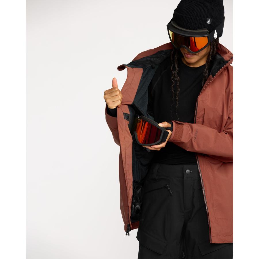 VOLCOM ボルコム　レディース　スノボジャケット XS VOLCOM/ボルコム レディース スノージャケット ASHFIELD PULLOVER 2025