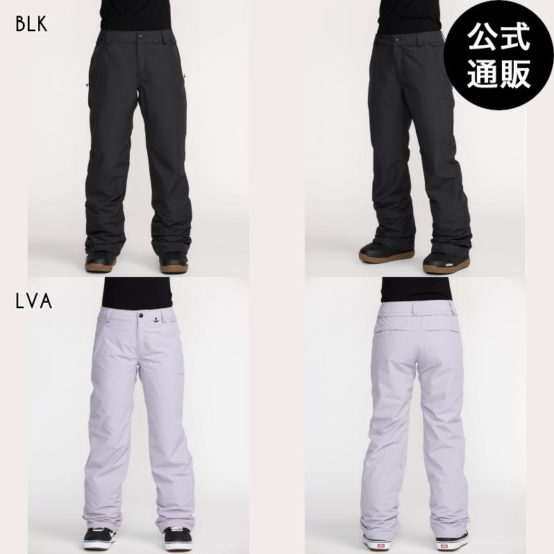 VOLCOM スノーボードパンツ ブラック(女性用) VOLCOM レディース HALLEN PANT スノーパンツ