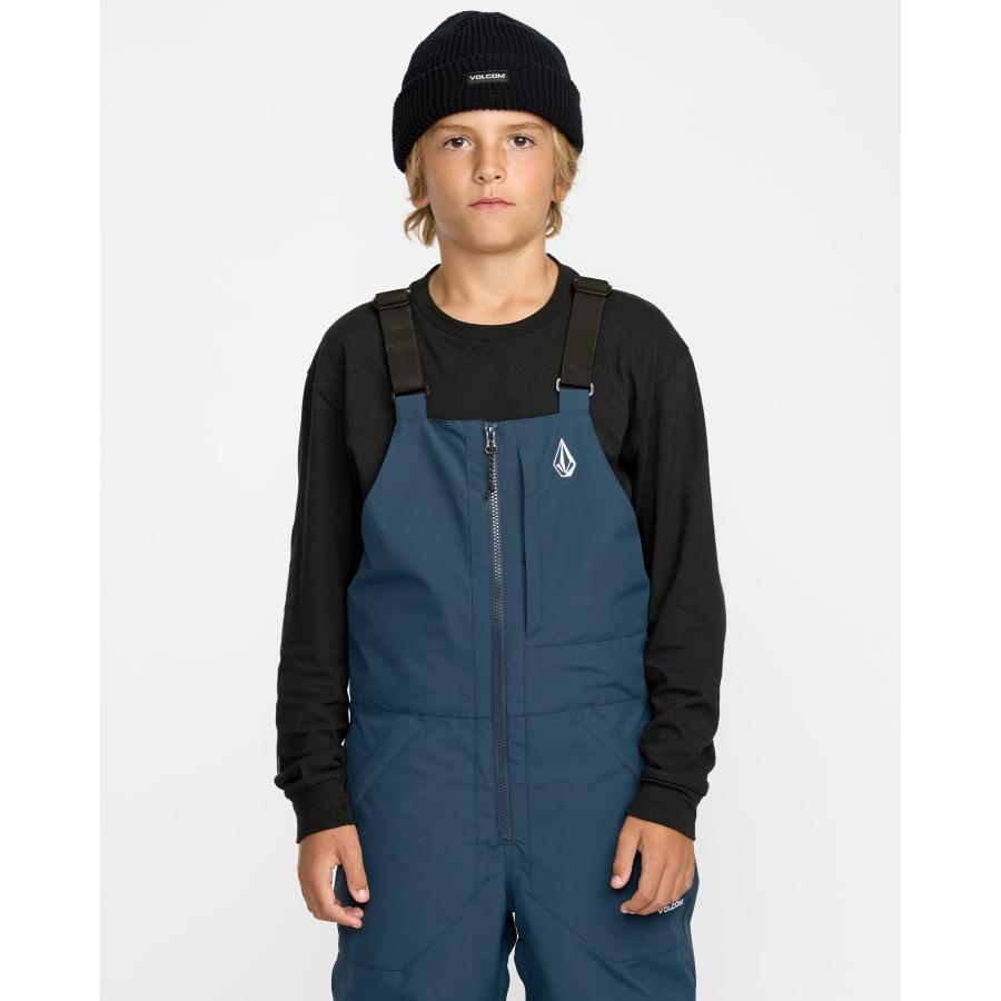 スノーボード VOLCOM KIDS JACKET & BARKLEY BIB OVERALL Barkley Insulated Bib Overall - BLACK - (KIDS) - Volcom EU