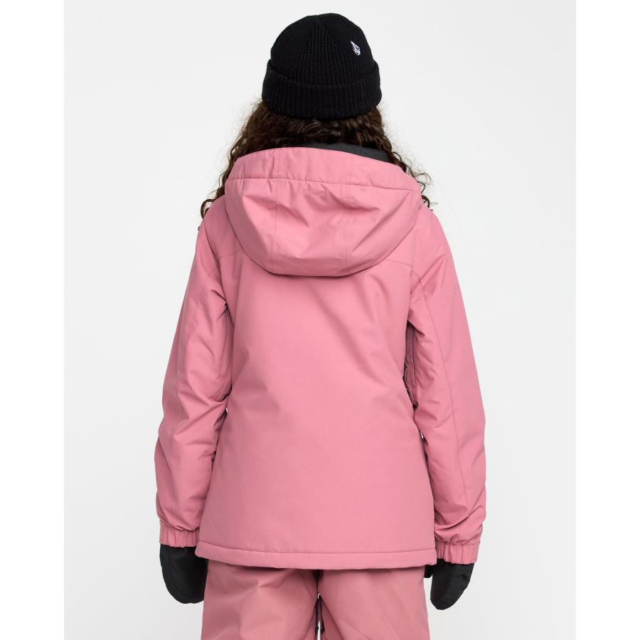 ボルコム　スノーボード　ウェア　ジャケット　レディース　　ピンク 23-24 VOLCOM ボルコム ASHFIELD PULLOVER スノーボード プルオーバー