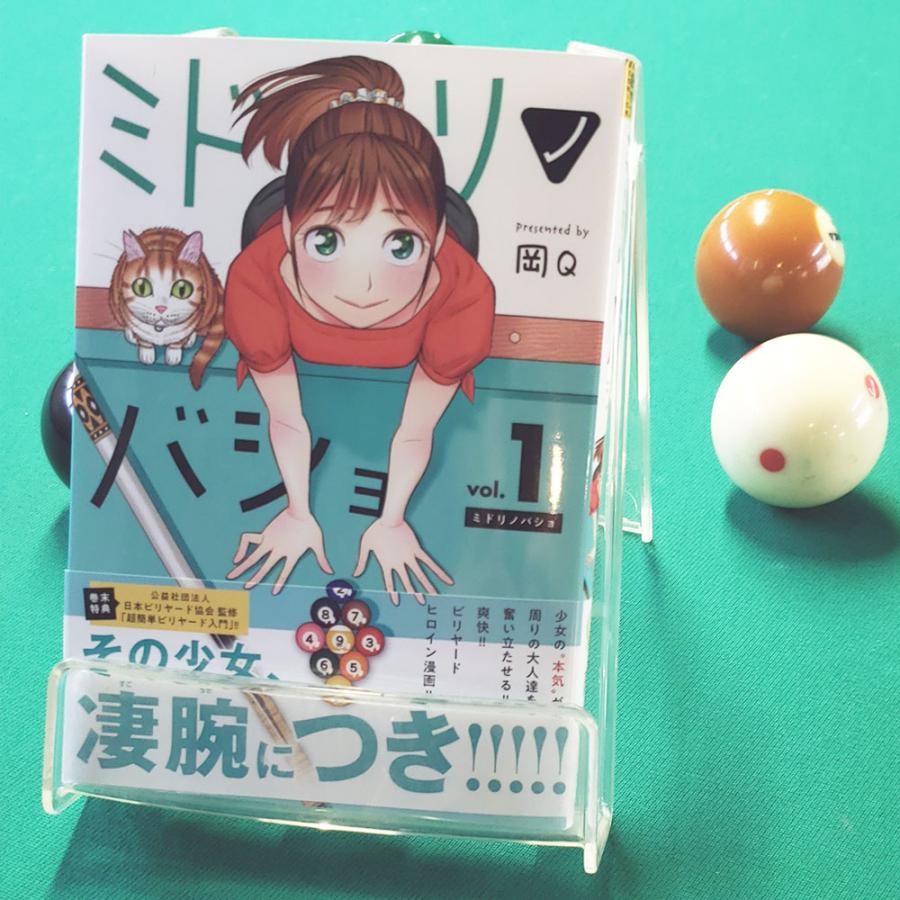 ミドリノバショ　1巻　【ビリヤード漫画】（Yahoo!・ビリヤード フォックス）