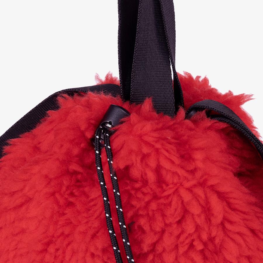 The North Face] FLEECE BUCKET BAG - DARK_CHARCOAL