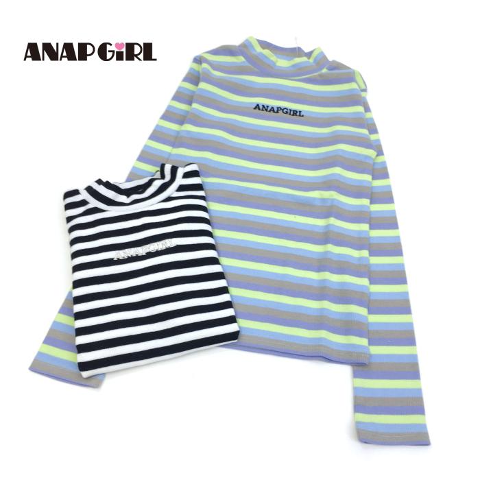 60 Off セール 返品 交換不可 Anap Girl アナップガール 子供服 21秋冬 ロゴ刺繍ミニネックトップス Anp ビリーザキッド 通販 Yahoo ショッピング