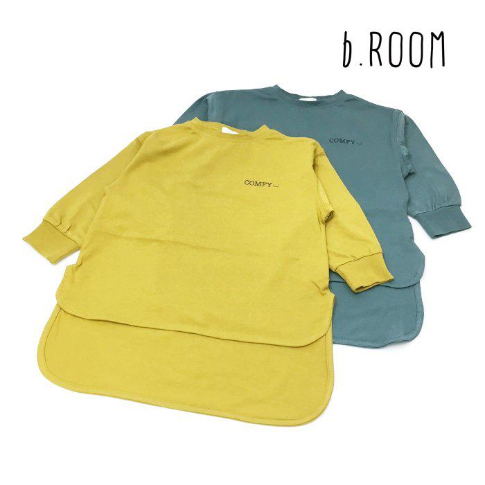 60 Off セール 返品 交換不可 B Room ビールーム 子供服 21秋冬 裾ラウンドワンポイント長袖tシャツ Br ビリーザキッド 通販 Yahoo ショッピング