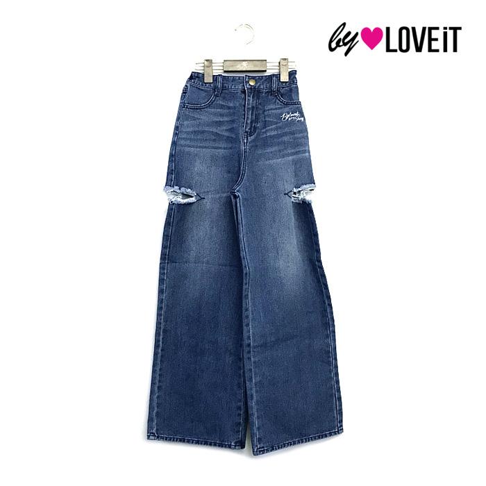 by LOVEiT　バイラビット　子供服　24春　ダメージカットデニム｜billy-k｜02