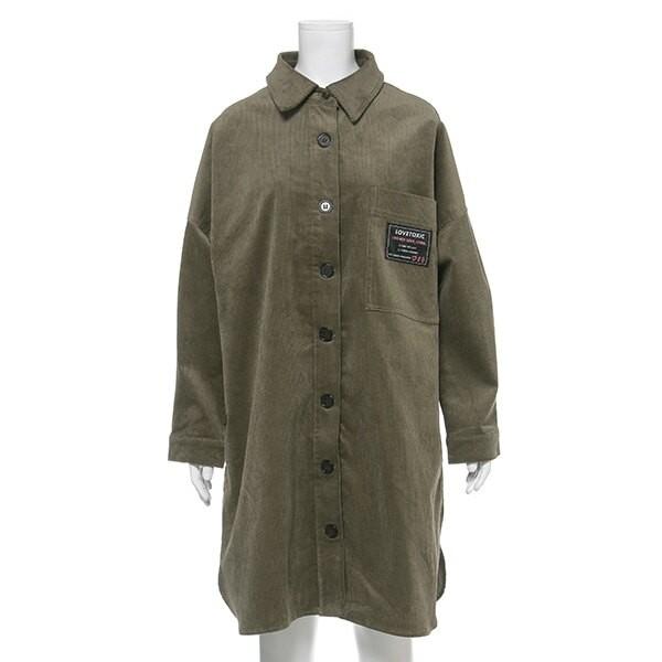 60 Off セール 返品 交換不可 Lovetoxic ラブトキシック 子供服 19秋冬 コーデュロイシャツワンピース Lt ビリーザキッド 通販 Yahoo ショッピング