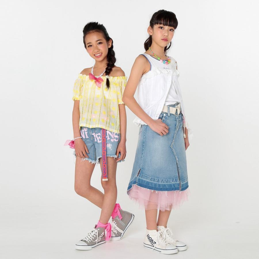 Roni ロニィ ロニー 子供服 19春夏 パニエ付きデニムスカート Ib R ビリーザキッド 通販 Yahoo ショッピング