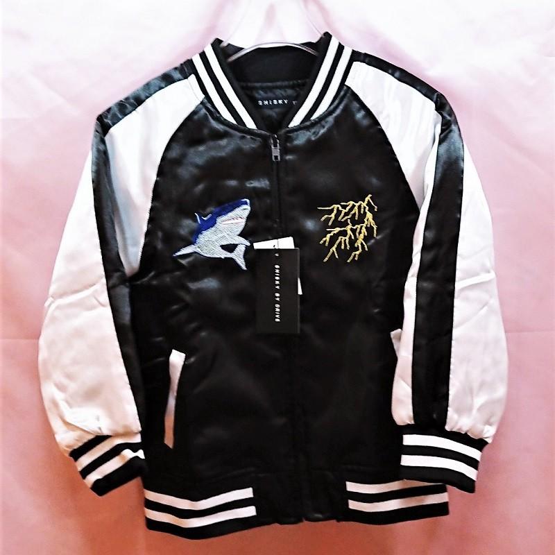 本日特別価格❣️NEIGHBORHOOD 今季スタジャン タキマキ着用 ブラックS 東洋スカジャン・港商SPECIAL EDITION「YOKOSUKA DRAGON×JAPAN