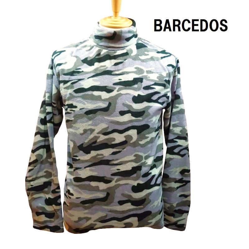 BARCEDOS 【BARCEDOS】 バルセドス グレーカモフラ タートルネック 
