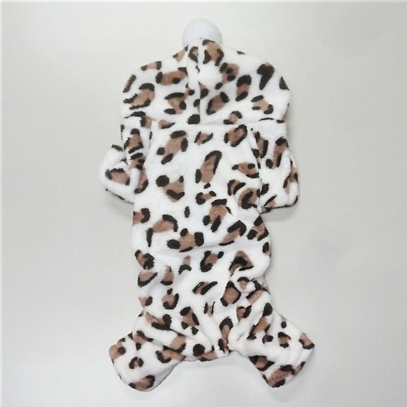 犬服 レオパード柄ピジャマ 超かわいい 柔らかい ヒョウ柄 豹柄