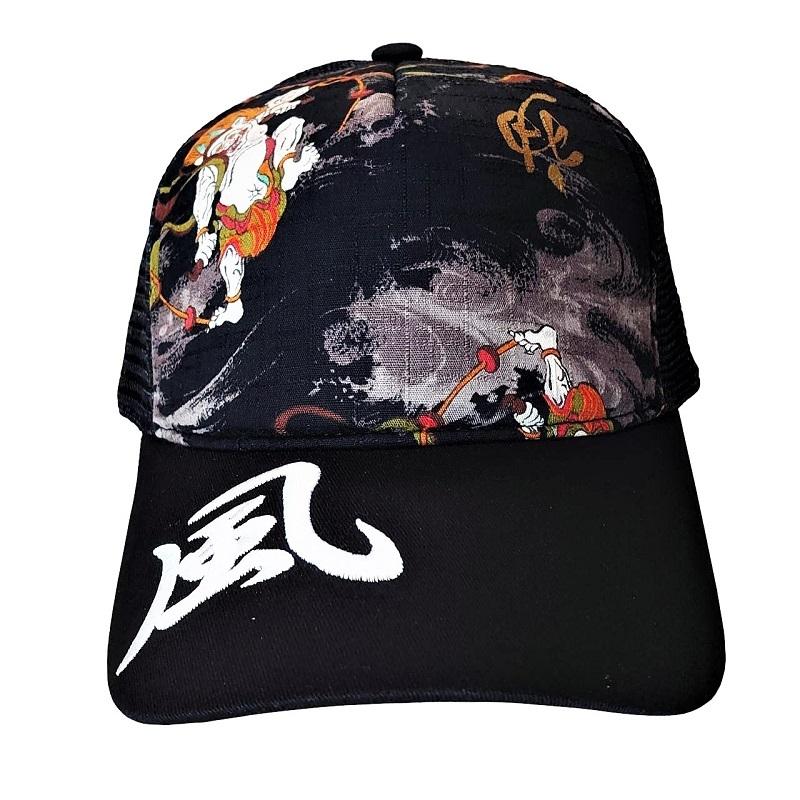 セール価格！] 「 風 」漢字刺繍 メッシュキャップ Ripple（H18-18