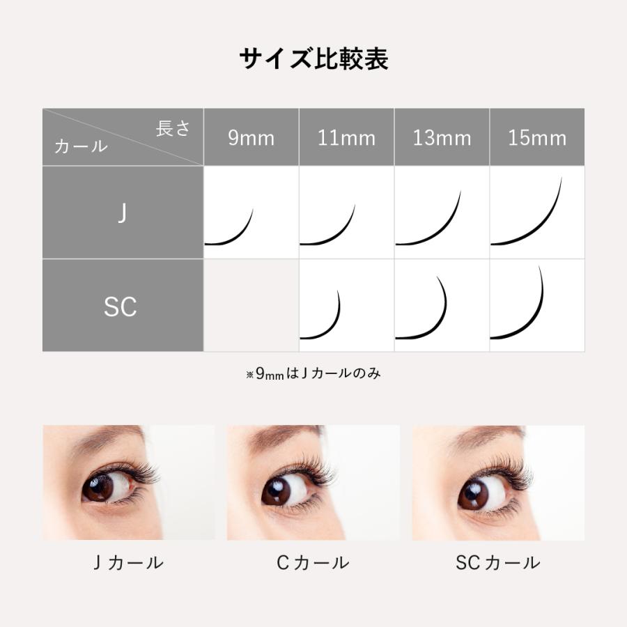 BIJOUBEAU マツエク セルフエクステ 束 ドール 12本フレア J