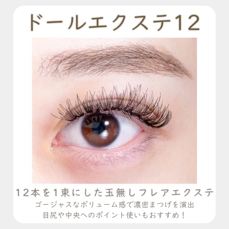 BELLISS つけまつ毛 エクステセット 8-15mm 大量 BIJOUBEAU（ビジュビュー） 24日10%OFF！セルフエクステ 束 ドール 12