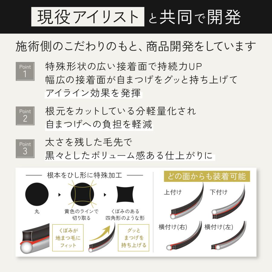 BIJOUBEAU（ビジュビュー） フィットラッシュセーブル12列 Cカール (太