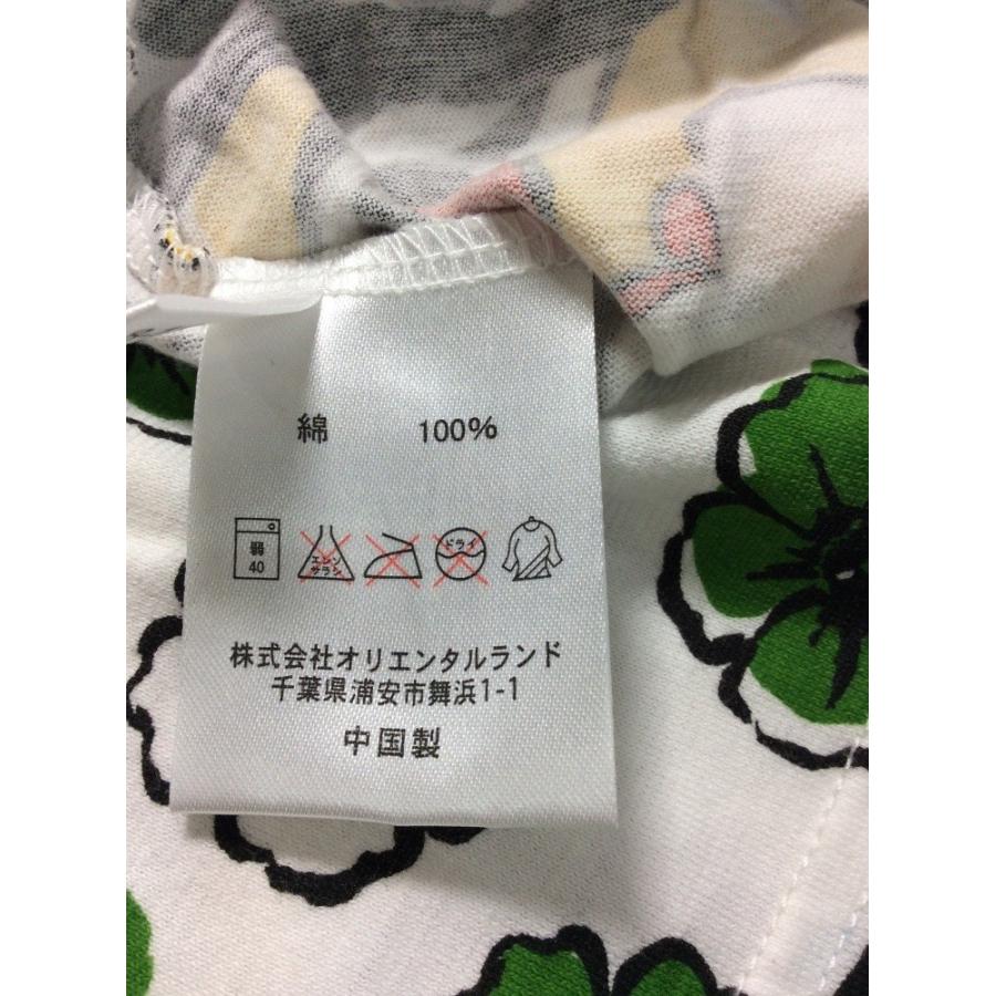 高い素材 ディズニーリゾート 白に白雪姫プリント カットソー