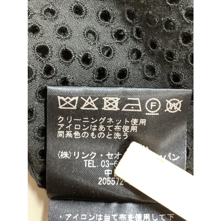 セオリー (Theory)　黒にパンチングドット柄 ノースリーブシャツとスカート サイズシャツM スカート4_6