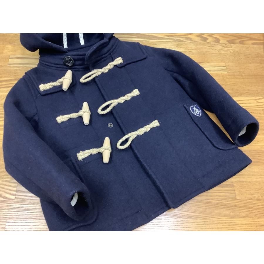 Orcival kids オーシバル ダッフル コート キッズ ORCIVAL オーシバル キッズ、ネイビーダッフルコート サイズ6
