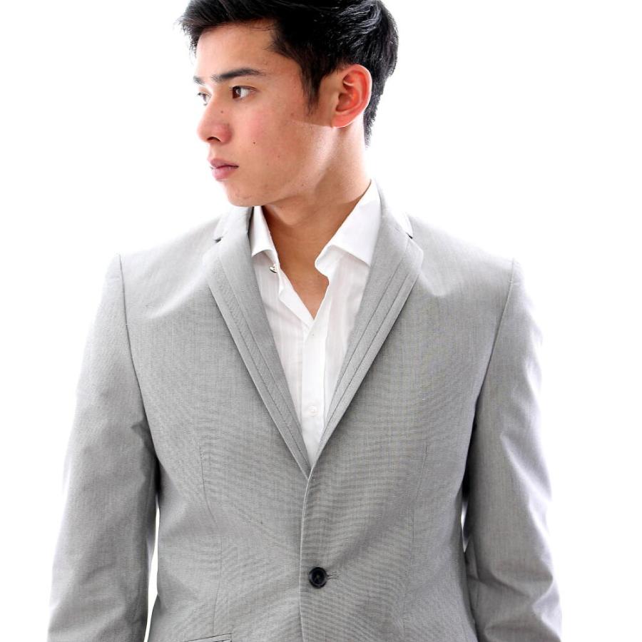 テーラードジャケット グレー Mサイズ : BIN-1 LIMITEDヤフーショップ