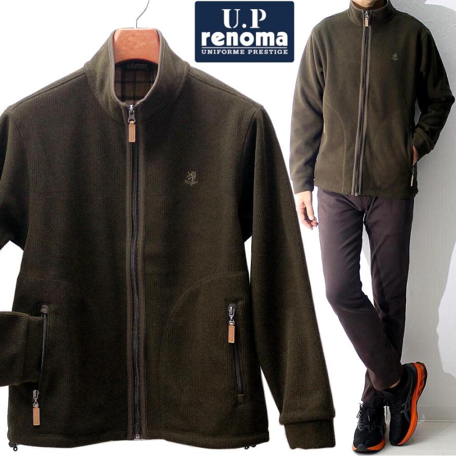 renoma ブラウンジャケット フリース renoma ブラウンジャケット フリース