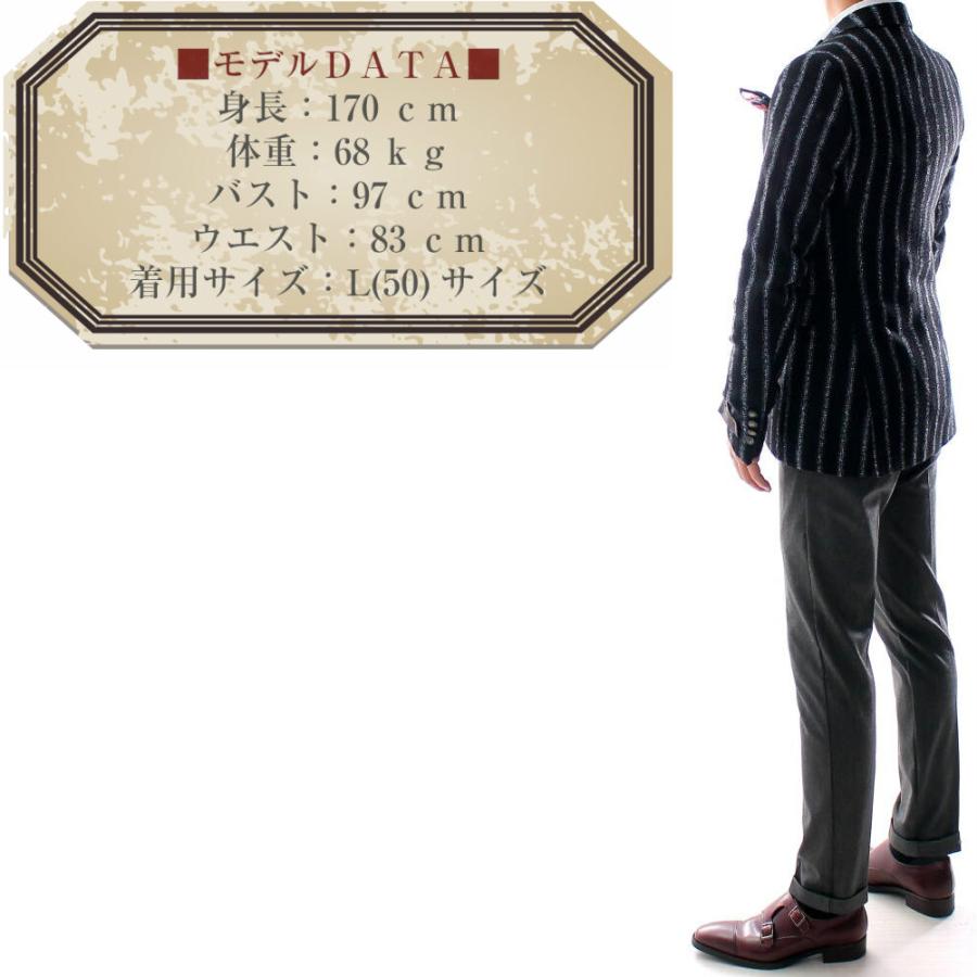 TAGLIATORE 秋冬ツイード テーラードジャケット 50R　ネイビー系 bin-1_baybars1024kuro