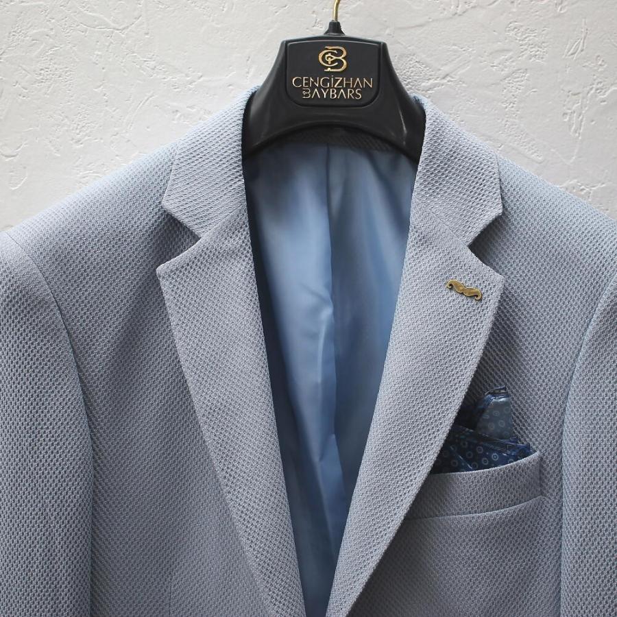 テーラードジャケット メンズ ブルー グレー ストレッチ ブレザー ジャケパン 大きいサイズも入荷 b Bin 1 Limitedヤフーショップ 通販 Yahoo ショッピング