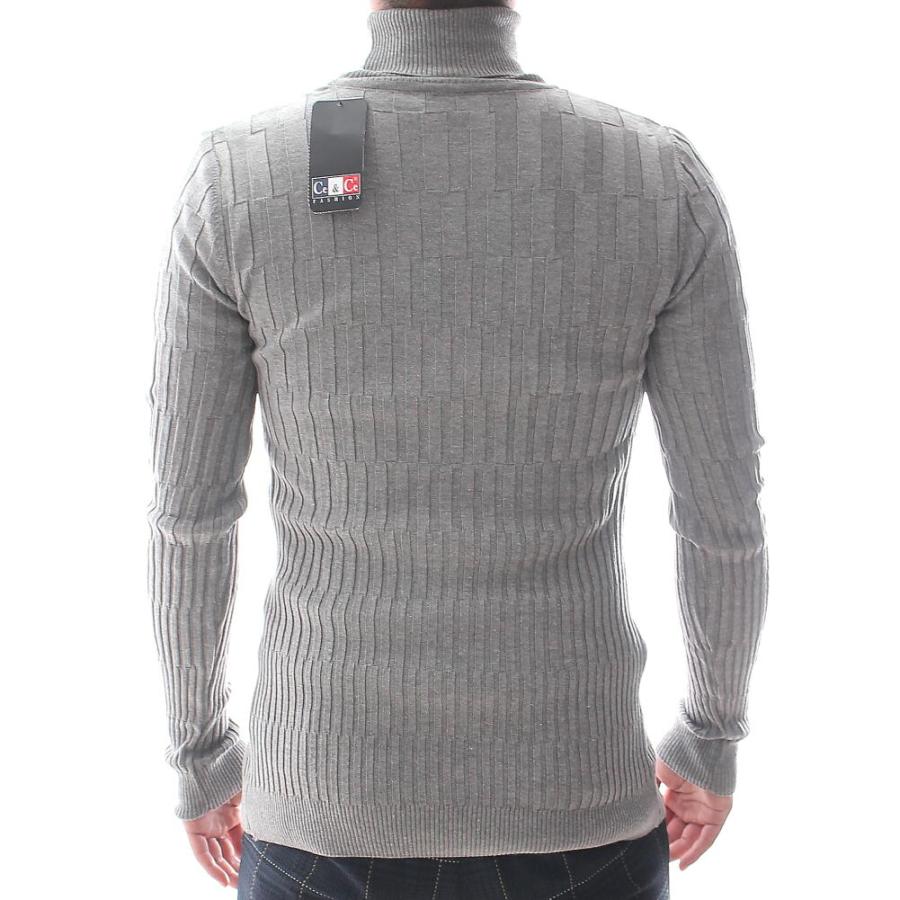 タートルネックセーター ニット ハイネック 薄手/薄地/タイト/白/黒