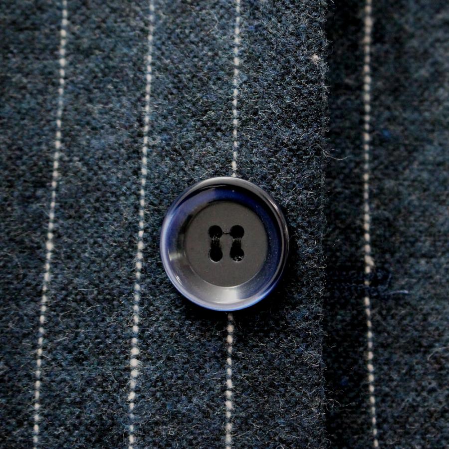 チェスターコート ハーフコート メンズ ストライプ 大きいサイズ