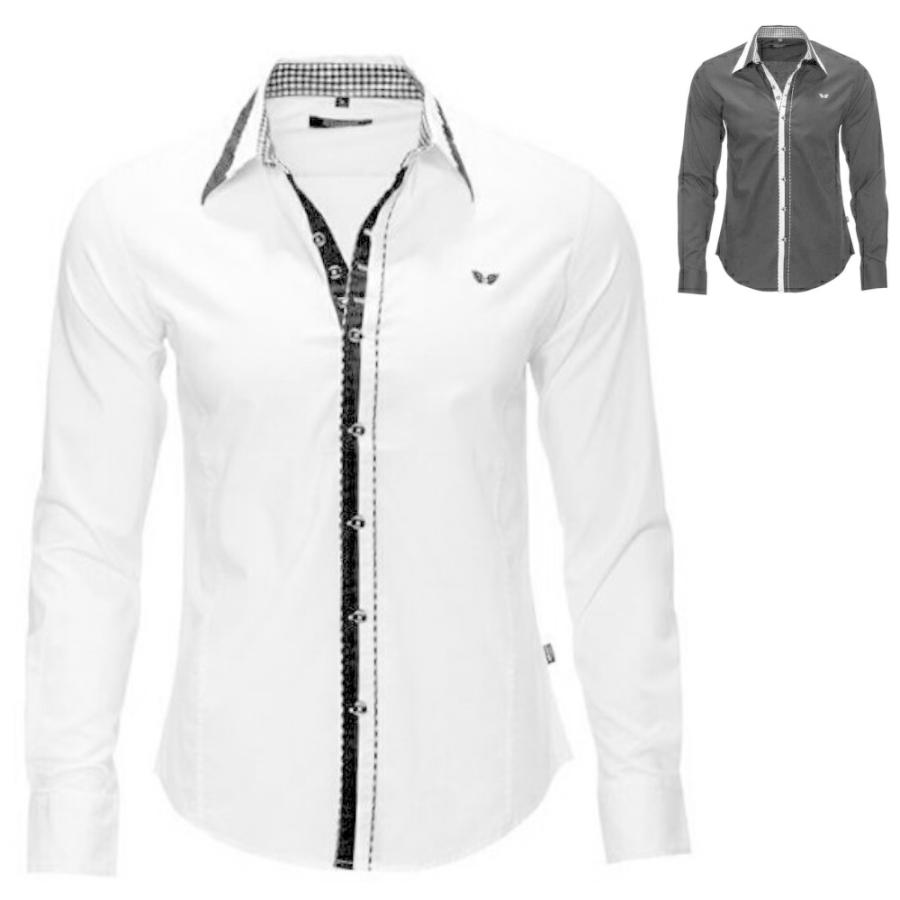 長袖シャツ ストレッチコットン メンズ 白黒 きれいめ着こなし Crsm80 Bin 1 Limitedヤフーショップ 通販 Yahoo ショッピング