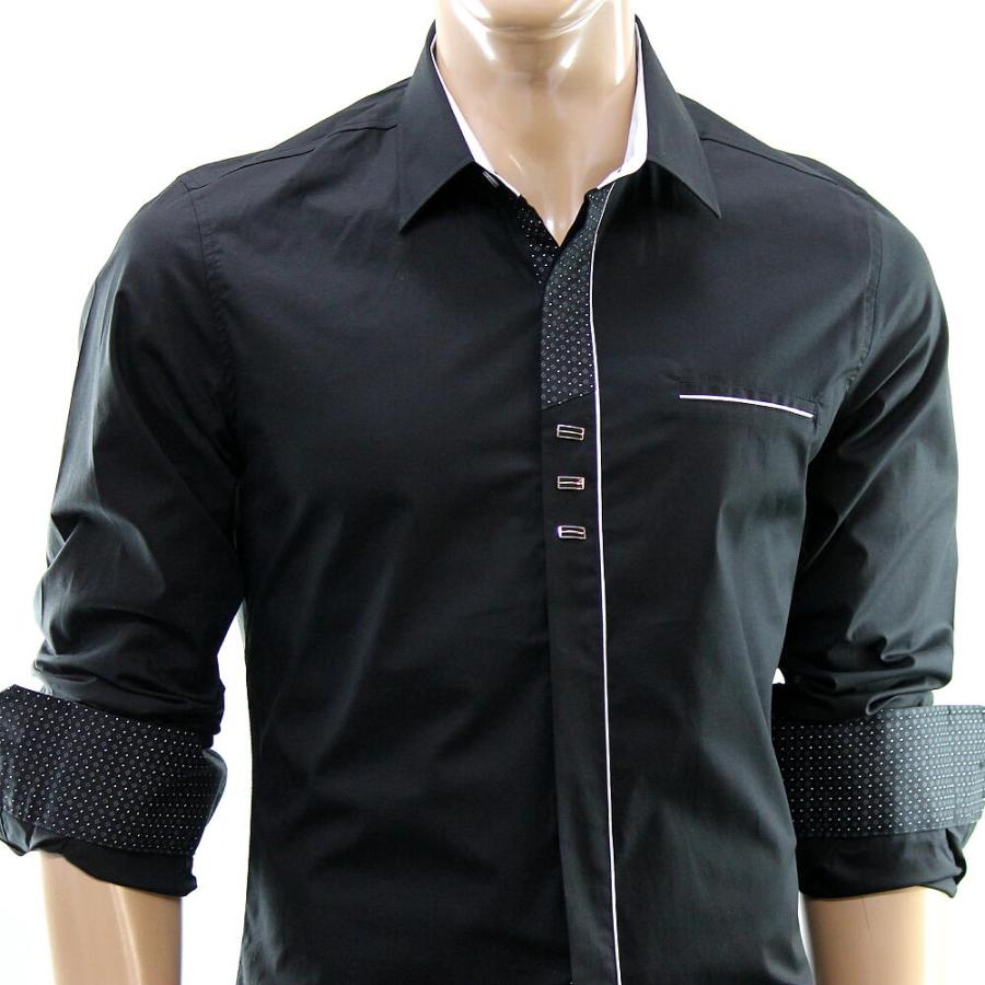長袖シャツ ビジネス メンズ カジュアルシャツ 紺白黒 大きいサイズ Xxl 3ｌ 入荷 Crsm52 Bin 1 Limitedヤフーショップ 通販 Yahoo ショッピング