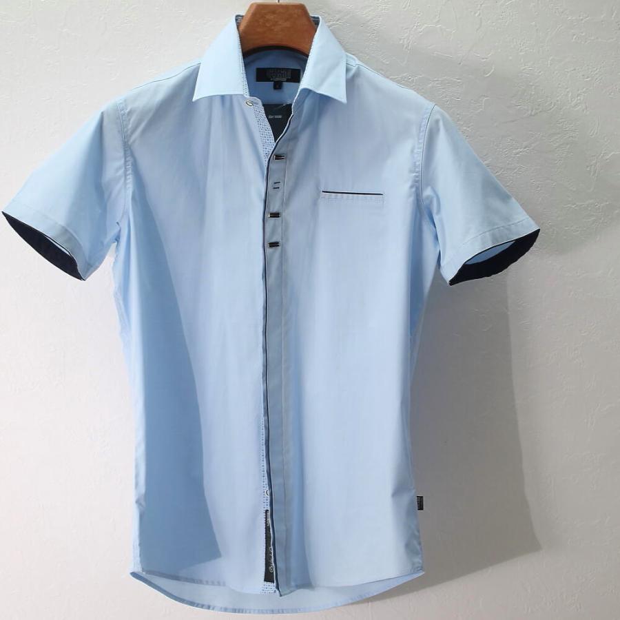 新品MunsingwearSUNSCREENストレッチ半袖テーラーカラーシャツМ BALL Watch（ボール ウォッチ） シャツ 「BALL」ストレッチ天竺