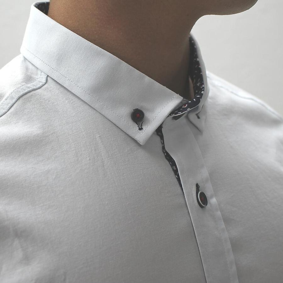 クールビズ 半袖シャツ 花柄 ストレッチ ボタンダウン 花柄 メンズ ビジネス 青 白 ブルー ｓ Xl 大きいサイズも入荷 きれいめ 着こなし 父の日 プレゼント Crsm9094 Bin 1 Limitedヤフーショップ 通販 Yahoo ショッピング