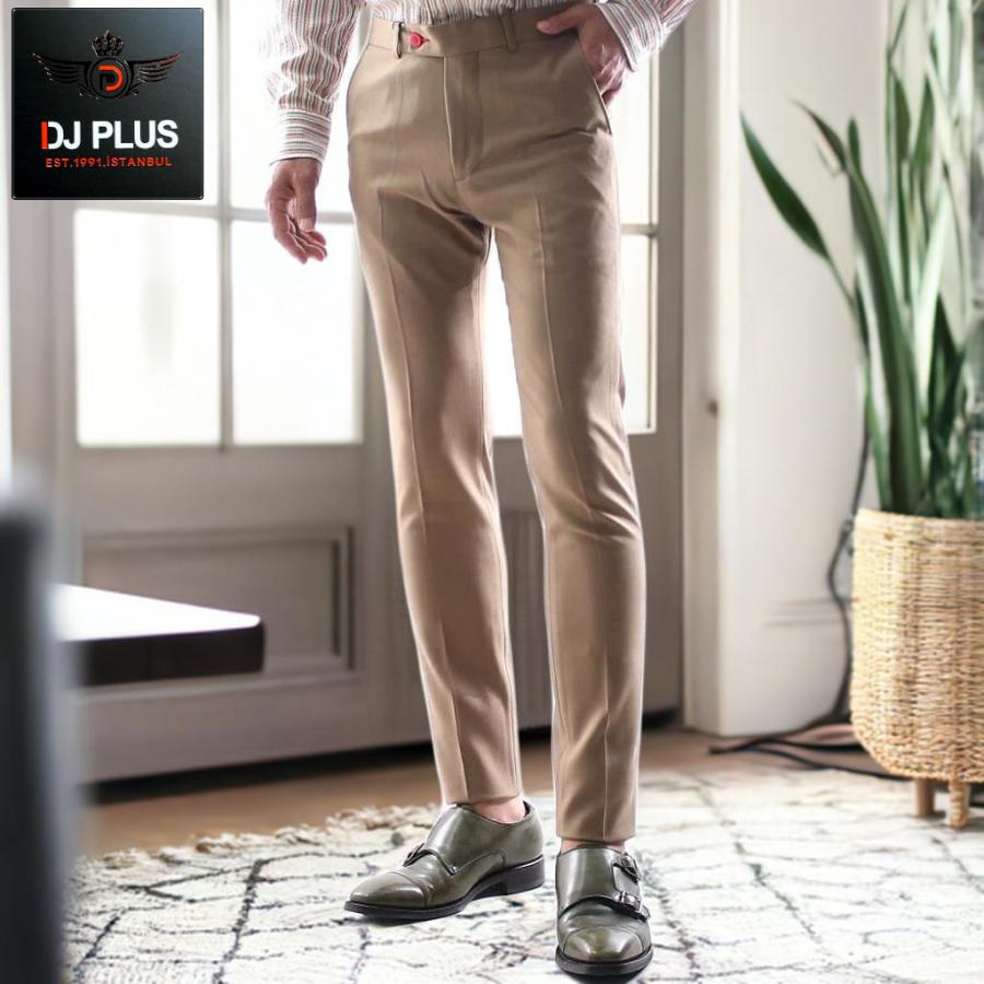 スラックス スキニー パンツ メンズ ストレッチ テーパード スリム