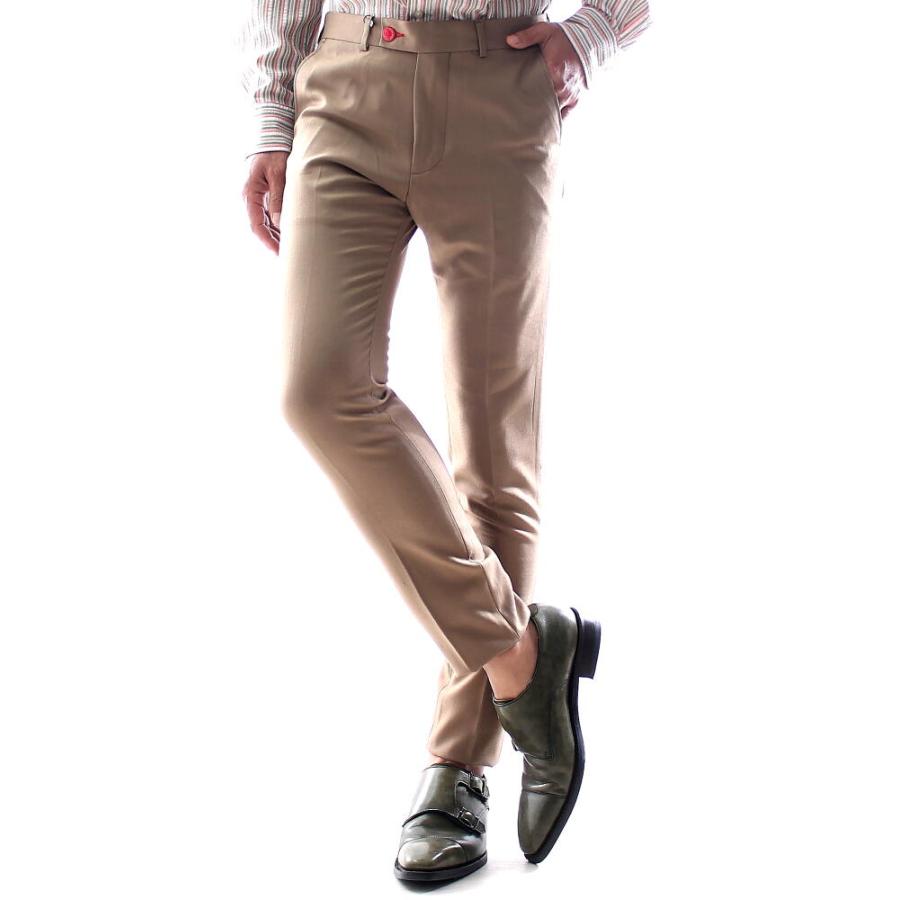 スラックス スキニー パンツ メンズ ストレッチ テーパード スリム