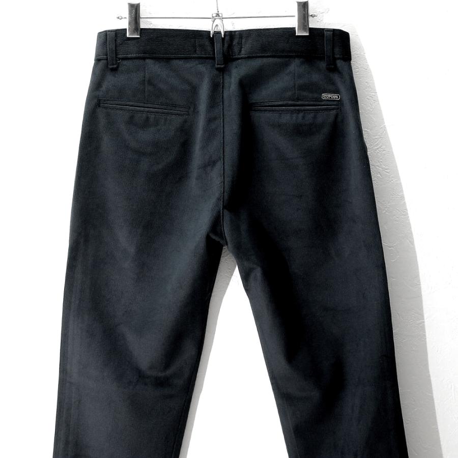 コーデュロイパンツ メンズ スリム パンツ ストレッチ 細身 冬/厚手