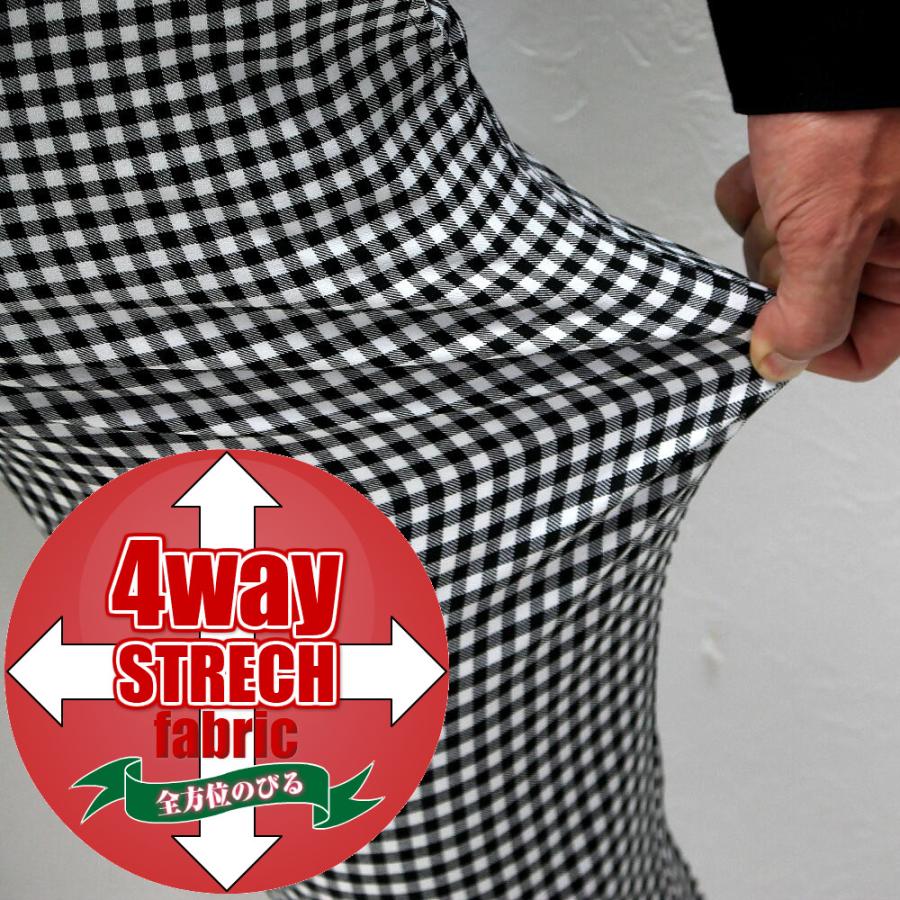 スラックス スキニー パンツ ギンガムチェック スリム タイト 春夏